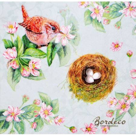 Serwetka decoupage firmy AMBIENTE wiosna, wiosenka 33x33cm